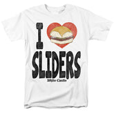 White Castle I Heart Sliders Men's 18/1 Cotton Short-Sleeve T-Shirt