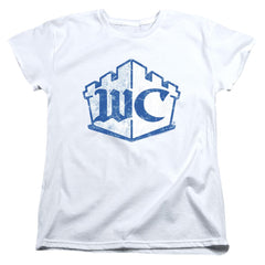 White Castle Monogram Women's 18/1 Cotton Short-Sleeve T-Shirt