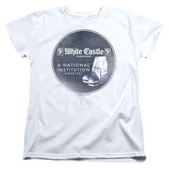 White Castle National Institution Women's 18/1 Cotton Short-Sleeve T-Shirt