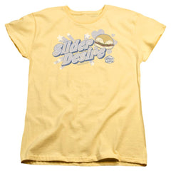 White Castle Slider Desire Women's 18/1 Cotton Short-Sleeve T-Shirt