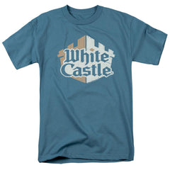 White Castle Torn Logo Men's 18/1 Cotton Short-Sleeve T-Shirt