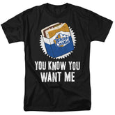 White Castle Want Me Men's 18/1 Cotton Short-Sleeve T-Shirt
