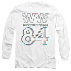 Wonder Woman 1984 3D Hype Logo Men's 18/1 Cotton Long-Sleeve T-Shirt