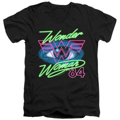 Wonder Woman 1984 84 Eye Men's 30/1 Cotton Slim V-Neck T-Shirt