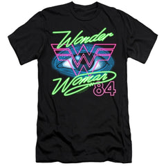 Wonder Woman 1984 84 Eye Men's Ultra-Soft 30/1 Cotton Slim Short-Sleeve T-Shirt