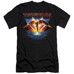 Wonder Woman 1984 84 Metal Men's Ultra-Soft 30/1 Cotton Slim Short-Sleeve T-Shirt