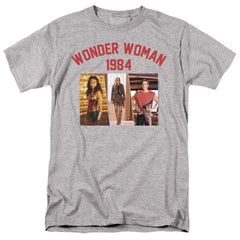 Wonder Woman 1984 Collegiate Montage Men's 18/1 Cotton Short-Sleeve T-Shirt