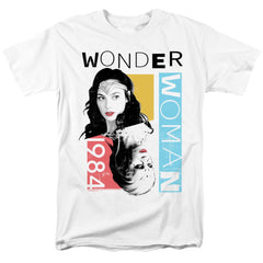 Wonder Woman 1984 Color Blocks Men's 18/1 Cotton Short-Sleeve T-Shirt
