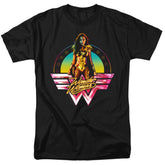 Wonder Woman 1984 Color Pop Men's 18/1 Cotton Short-Sleeve T-Shirt