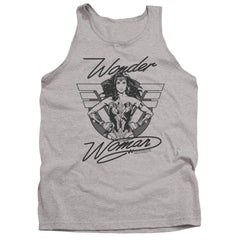 Wonder Woman 1984 Determined Wonder Men's 18/1 Cotton Tank Top
