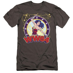 Wonder Woman 1984 Lasso Star Men's Ultra-Soft 30/1 Cotton Slim Short-Sleeve T-Shirt