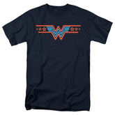 Wonder Woman 1984 Neon Beat Men's 18/1 Cotton Short-Sleeve T-Shirt