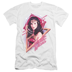 Wonder Woman 1984 Soft Glow Men's Ultra-Soft 30/1 Cotton Slim Short-Sleeve T-Shirt