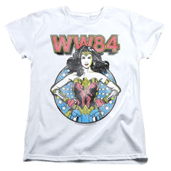 Wonder Woman 1984 Star Circle Women's 18/1 Cotton Short-Sleeve T-Shirt