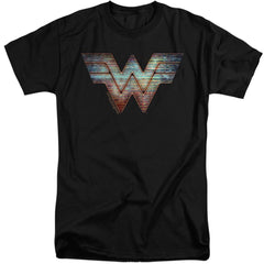 Wonder Woman 1984 Static Logo Men's 18/1 Tall Cotton Short-Sleeve T-Shirt