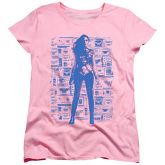 Wonder Woman 1984 Televisions Women's 18/1 Cotton Short-Sleeve T-Shirt