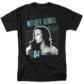 Wonder Woman 1984 Thin Line Men's 18/1 Cotton Short-Sleeve T-Shirt