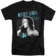 Wonder Woman 1984 Thin Line Men's 18/1 Tall Cotton Short-Sleeve T-Shirt