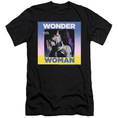 Wonder Woman 1984 Wonder Duo Men's Ultra-Soft 30/1 Cotton Slim Short-Sleeve T-Shirt