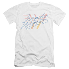 Wonder Woman 1984 Wonder Fade Men's Ultra-Soft 30/1 Cotton Slim Short-Sleeve T-Shirt