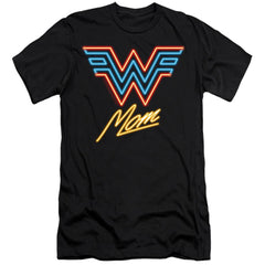 Wonder Woman 1984 Wonder Mom Neon Men's Ultra-Soft 30/1 Cotton Slim Short-Sleeve T-Shirt