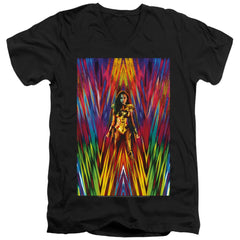 Wonder Woman 1984 WW84 Poster Men's 30/1 Cotton Slim V-Neck T-Shirt