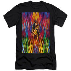 Wonder Woman 1984 WW84 Poster Men's Ultra-Soft 30/1 Cotton Slim Short-Sleeve T-Shirt