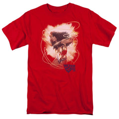 Wonder Woman 75th Burst Men's 18/1 Cotton Short-Sleeve T-Shirt