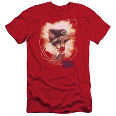Wonder Woman 75th Burst Men's Ultra-Soft 30/1 Cotton Slim Short-Sleeve T-Shirt