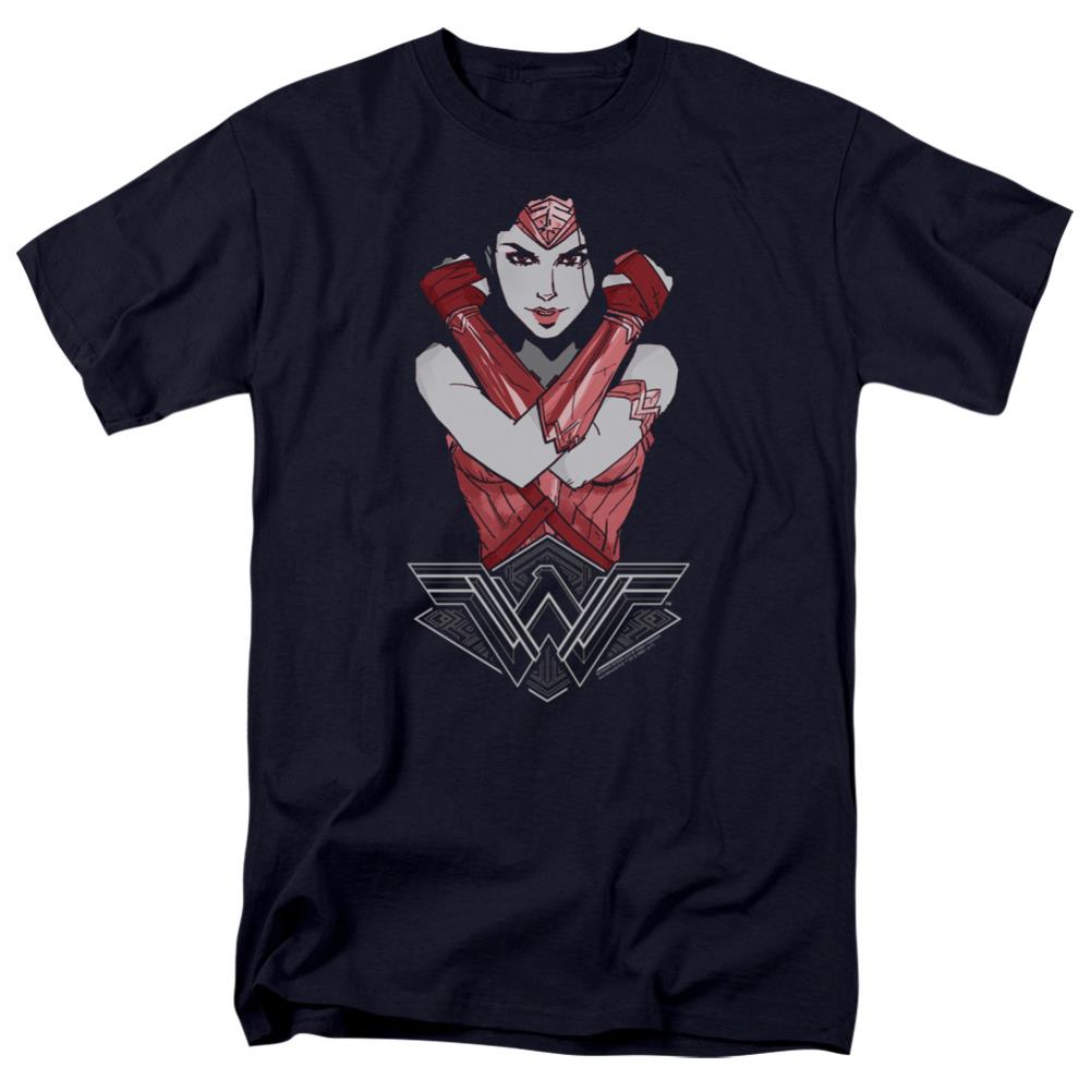 Wonder Woman Movie Amazon Men's 18/1 Cotton Short-Sleeve T-Shirt