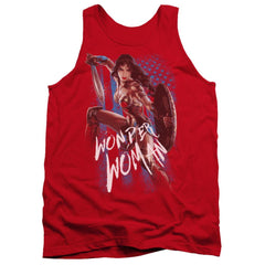 Wonder Woman Movie American Hero Men's 18/1 Cotton Tank Top