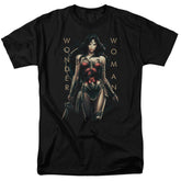 Wonder Woman Movie Armed And Dangerous Men's 18/1 Cotton Short-Sleeve T-Shirt