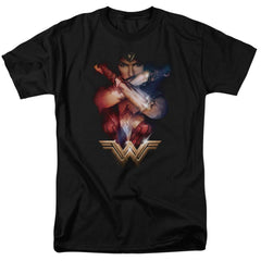 Wonder Woman Movie Arms Crossed Men's 18/1 Cotton Short-Sleeve T-Shirt