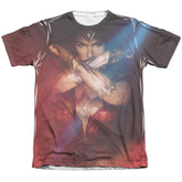 Wonder Woman Movie Arms Crossed Men's Regular Fit Poly Cotton Short-Sleeve T-Shirt