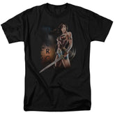 Wonder Woman Movie Fierce Men's 18/1 Cotton Short-Sleeve T-Shirt