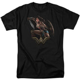 Wonder Woman Movie Fight Men's 18/1 Cotton Short-Sleeve T-Shirt