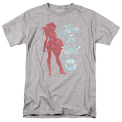 Wonder Woman Movie Freedom Fight Men's 18/1 Cotton Short-Sleeve T-Shirt