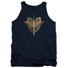 Wonder Woman Movie Sword Emblem Men's 18/1 Cotton Tank Top