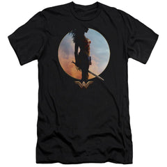 Wonder Woman Movie Wisdom And Wonder Men's Ultra-Soft 30/1 Cotton Slim Short-Sleeve T-Shirt