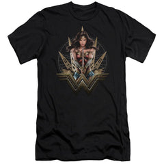 Wonder Woman Movie Wonder Blades Men's Ultra-Soft 30/1 Cotton Slim Short-Sleeve T-Shirt