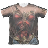 Wonder Woman Movie Wonder Uniform Men's Regular Fit Poly Cotton Short-Sleeve T-Shirt