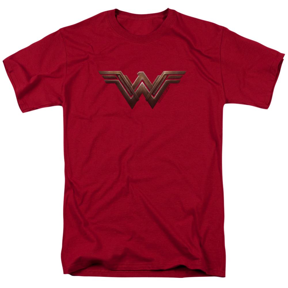 Wonder Woman Movie Wonder Woman Logo Men's 18/1 Cotton Short-Sleeve T-Shirt