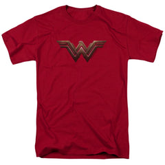 Wonder Woman Movie Wonder Woman Logo Men's 18/1 Cotton Short-Sleeve T-Shirt