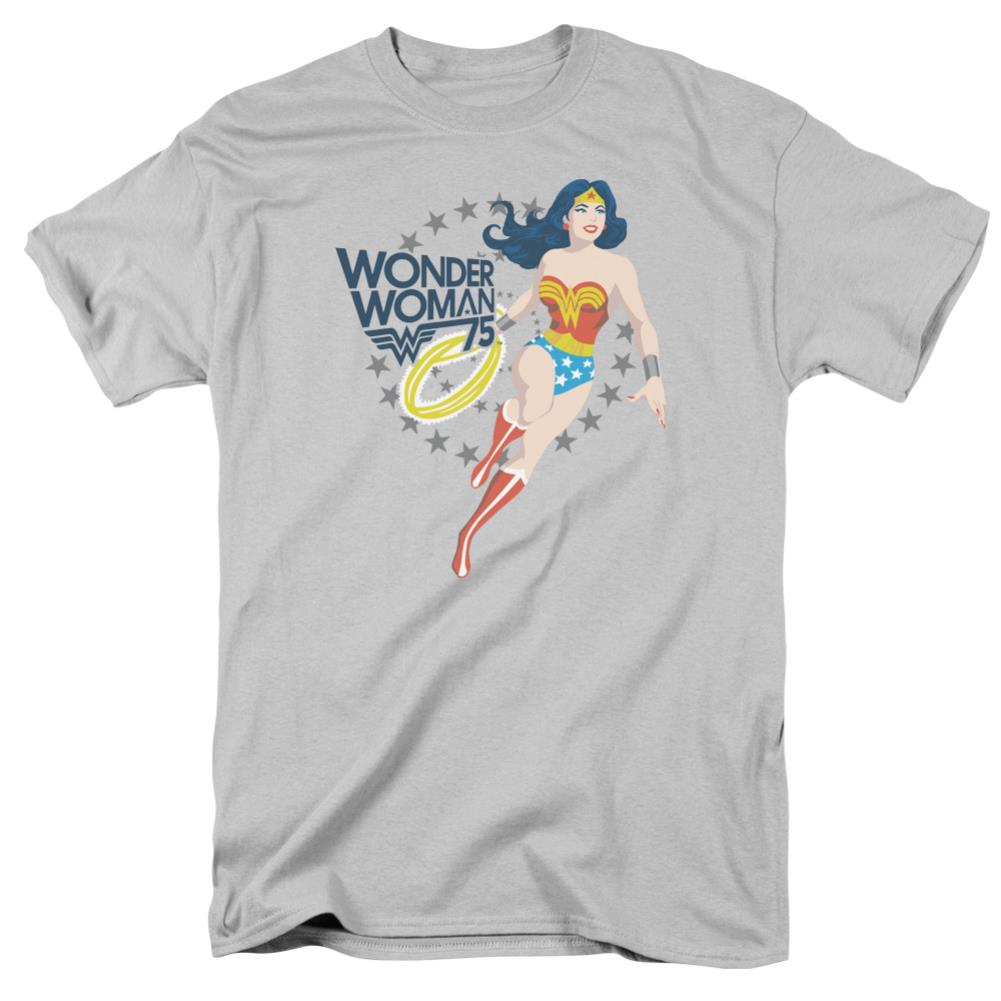 Wonder Woman Simple 75 Men's 18/1 Cotton Short-Sleeve T-Shirt