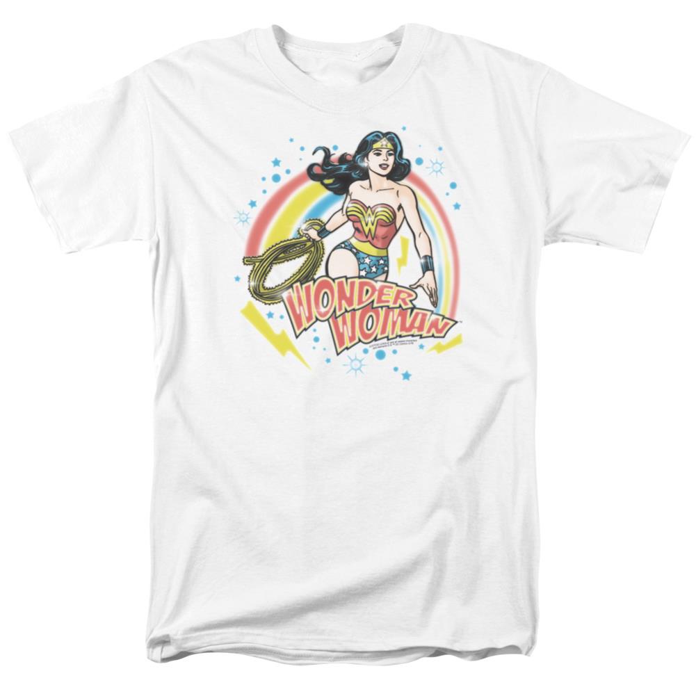 Wonder Woman Wonder Airbrush Men's 18/1 Cotton Short-Sleeve T-Shirt