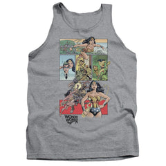 Wonder Woman WW75 Comic Page Men's 18/1 Cotton Tank Top