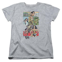 Wonder Woman WW75 Comic Page Women's 18/1 Cotton Short-Sleeve T-Shirt