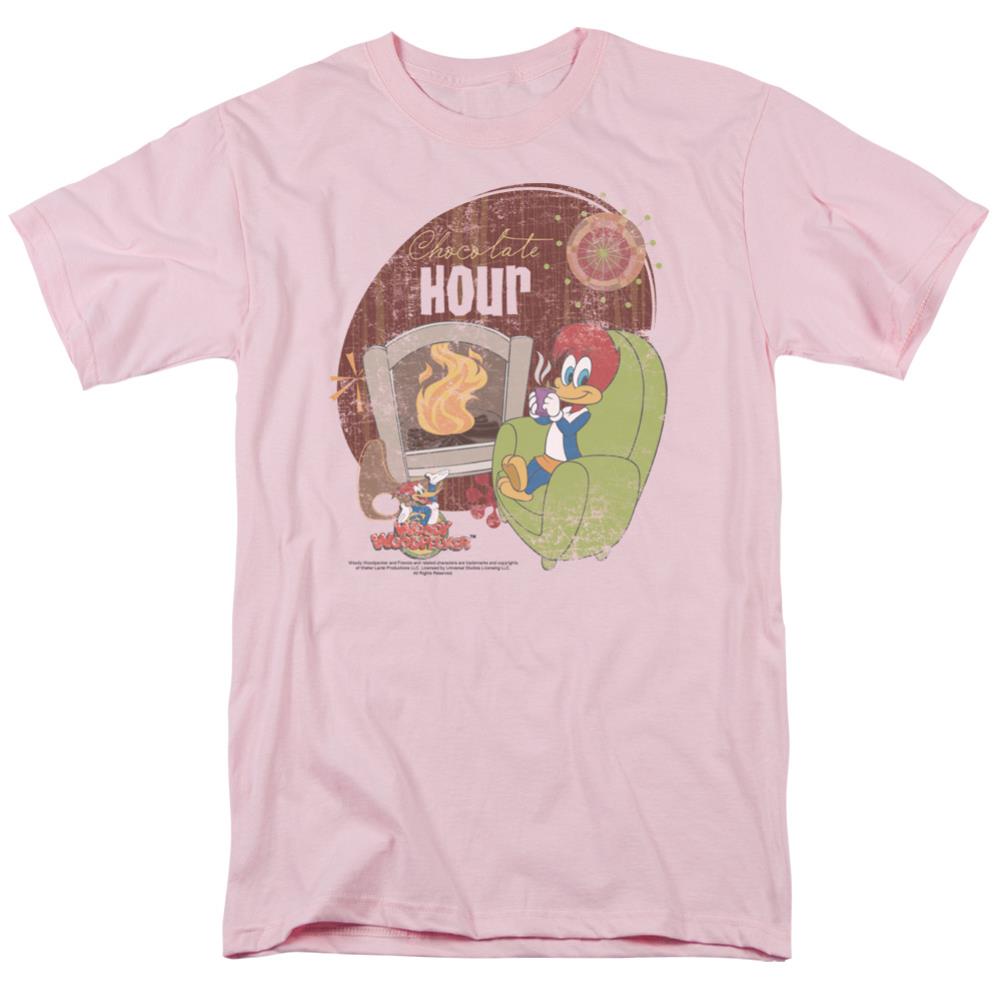 Woody Woodpecker Chocolate Hour Men's 18/1 Cotton Short-Sleeve T-Shirt