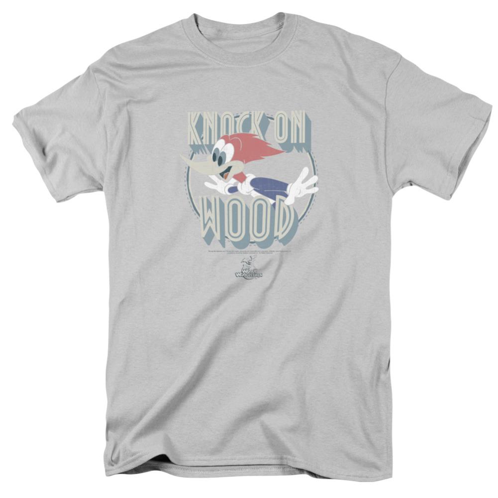 Woody Woodpecker Knock On Wood Men's 18/1 Cotton Short-Sleeve T-Shirt