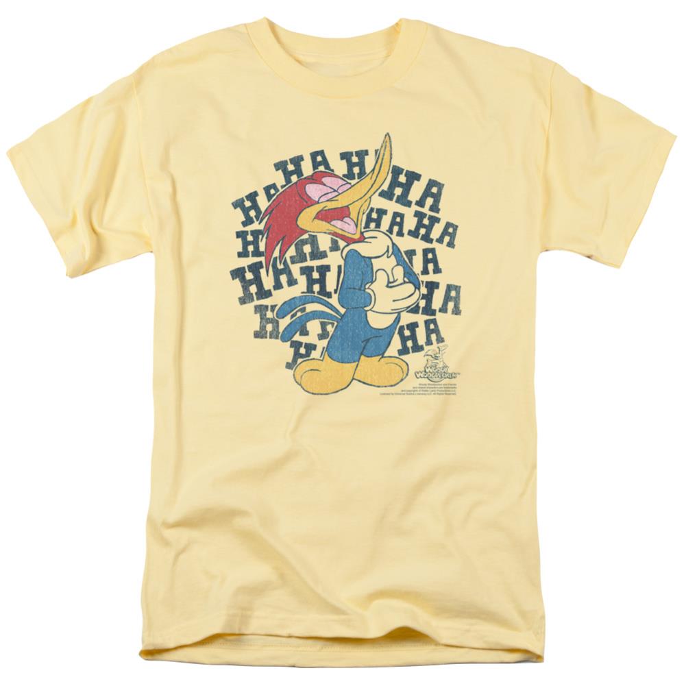 Woody Woodpecker Laugh It Up Men's 18/1 Cotton Short-Sleeve T-Shirt